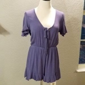 Charlotte Russe Ruffled Romper